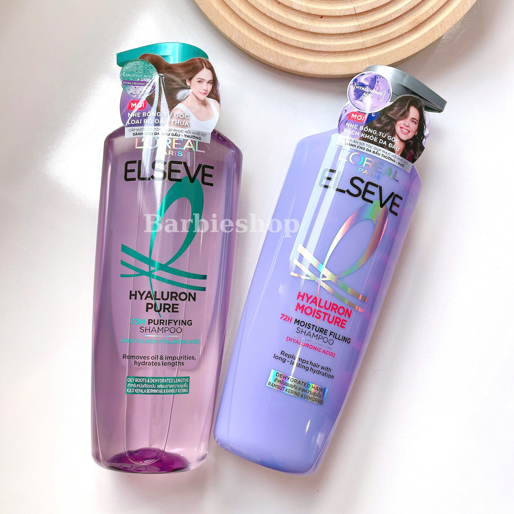 Bộ Dầu Gội và Dầu Xả L’Oréal Elseve Full Resist Loreal HỒNG - VÀNG - TÍM