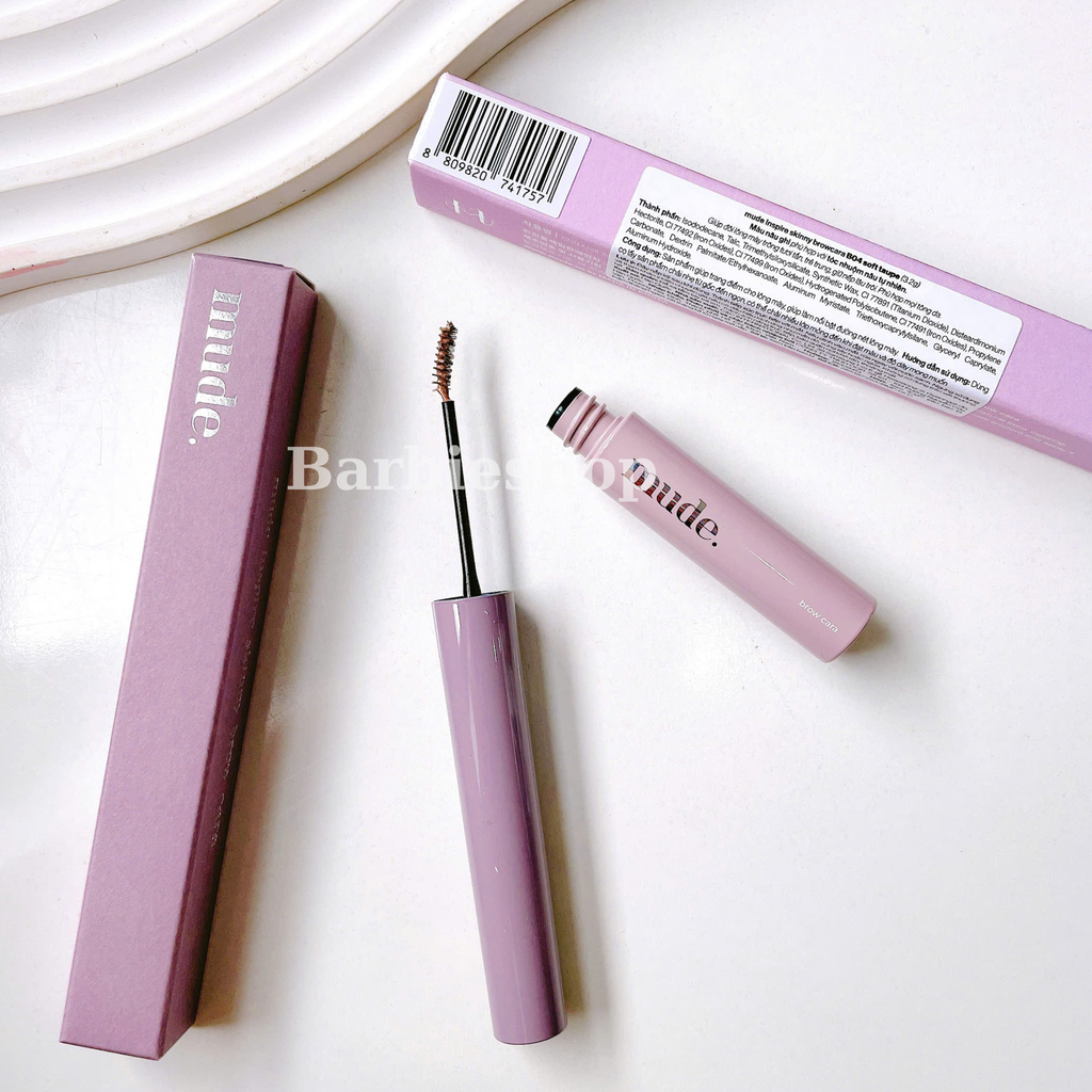 Mascara Lông Mày Siêu Mảnh Mude Inspire Skinny Browcara Hàn Quốc 3.2g