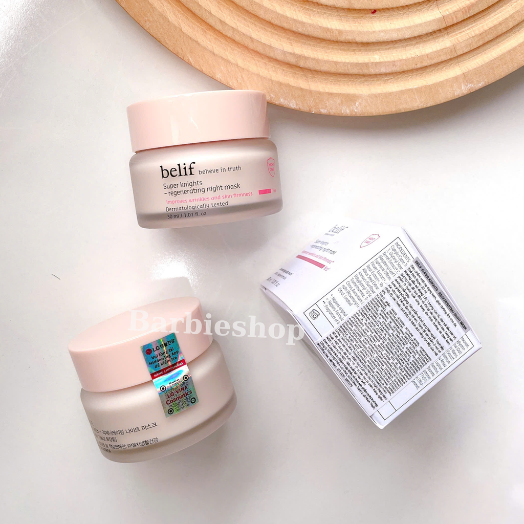 [ Tem LG ] Mặt Nạ Ngủ Belif Super Knights Multi Vitamin / Regenerating Night Mask 75ml