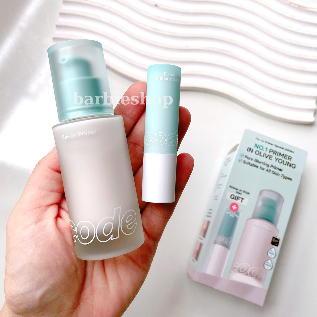 [ Tem LG ] Kem Lót Code Glokolor Kiềm Dầu, Nâng Tông Da Fix-On Primer 30ml