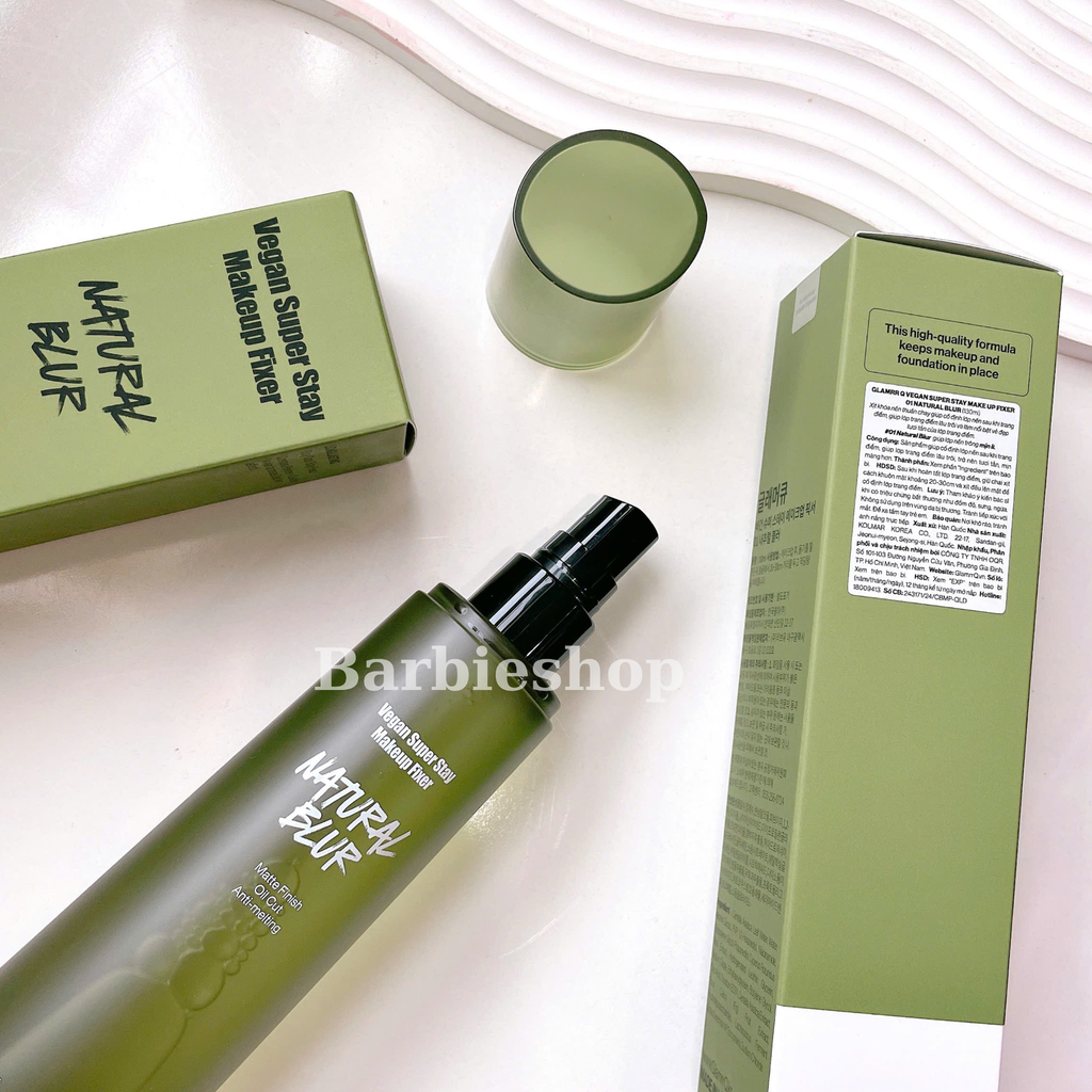 Xịt Khóa Nền Glamrr Q Vegan Super Stay Makeup Fixer 50ml-130m