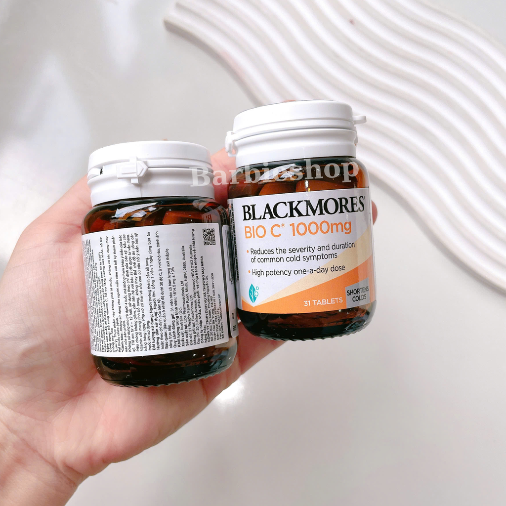 [Hàng Cty] Viên Uống BLACKMORES Bổ Sung Vitamin C Bio C 1000mg (31 Viên)