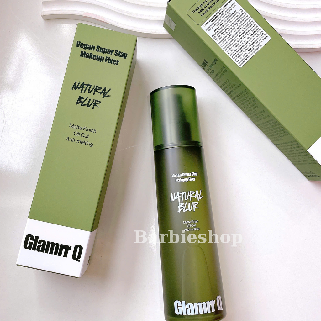 Xịt Khóa Nền Glamrr Q Vegan Super Stay Makeup Fixer 50ml-130m