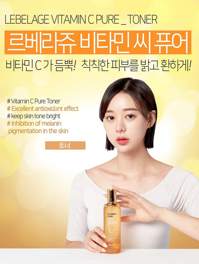 Nước Hoa Hồng Lebelage Vitamin C Pure Toner 120ml