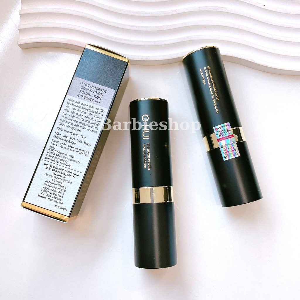 [TEM LG] Kem Nền Thỏi Ohui Ultimate Cover Stick Foundation SPF50+/PA+++ 15g