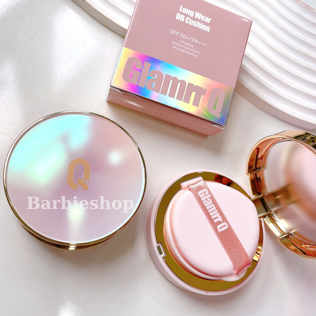 Phấn Nước GLAMRR GLOW/ DD/ COVER Q Vegan Super Cover Cushion SPF50+/PA+++