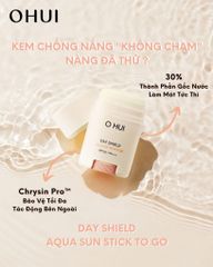 Kem Chống Nắng Dạng Thỏi OHui day Shield Aqua Sun Stick To Go 14g