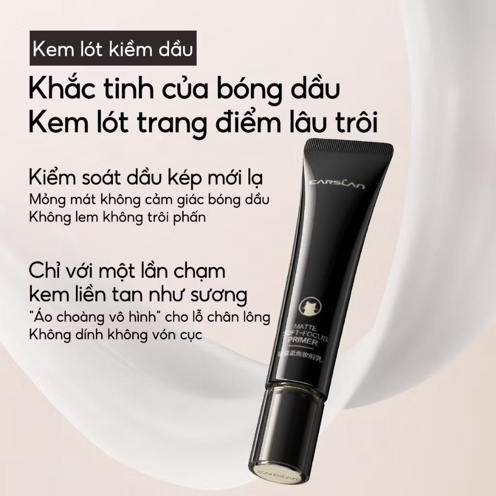 Kem Lót Carslan Watery Light Primer - Matte Soft Focus Primer 35g