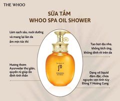 Sữa Tắm Thảo Dược Đông Y Dưỡng Ẩm Whoo Spa Oil Shower 220ml