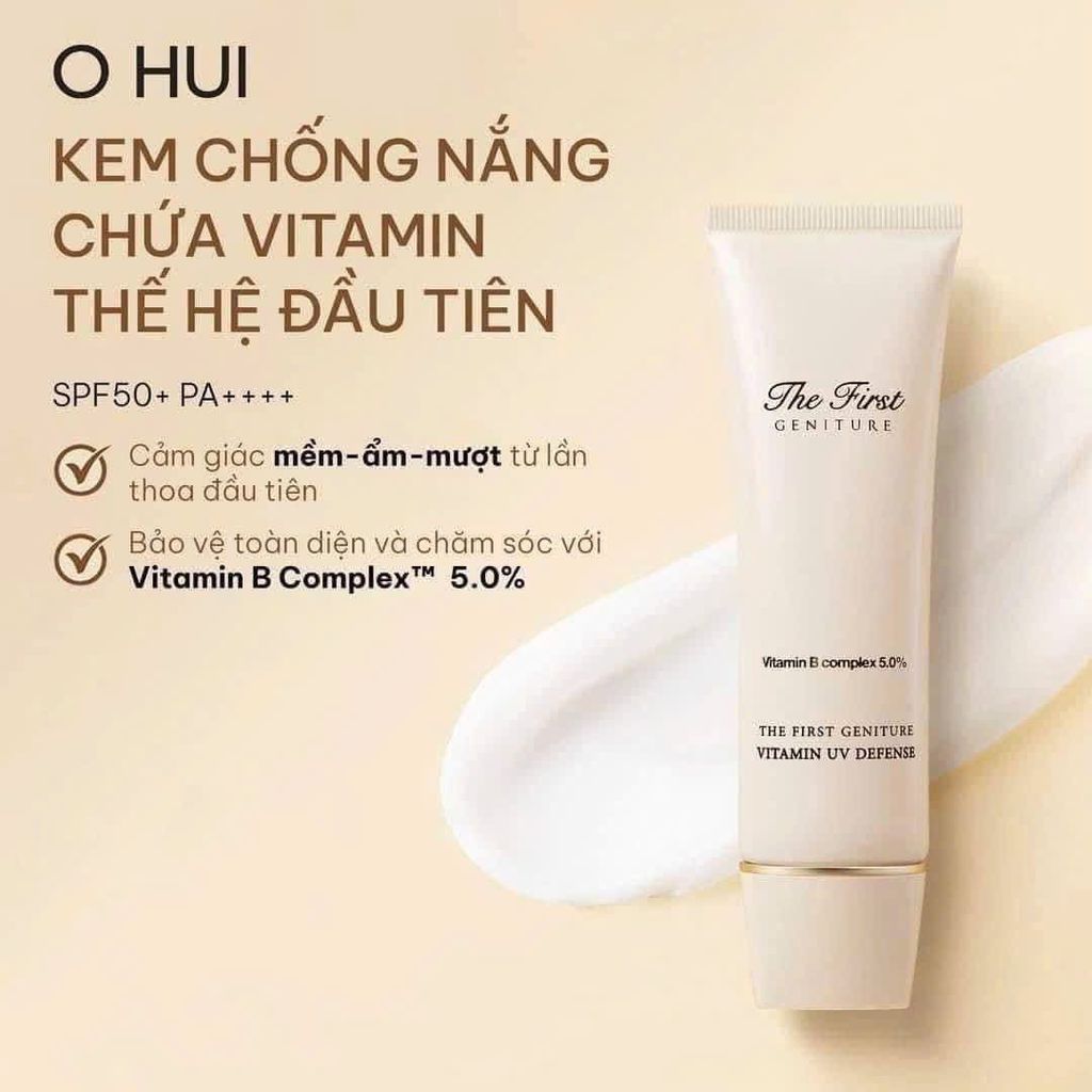 Sét Kem Chống Nắng OHUI The First Geniture Vitamin Uv Defense 5 Món