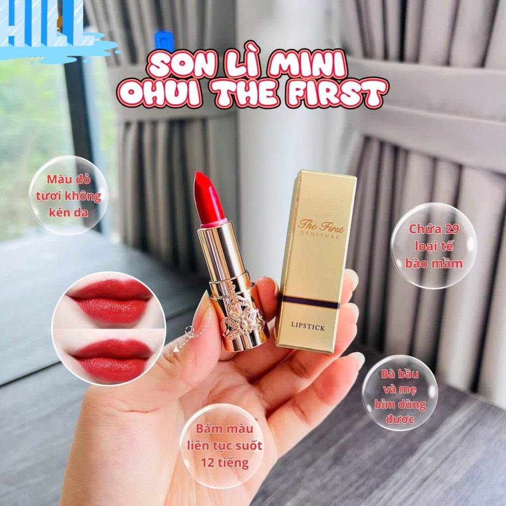 Son Kem Whoo Gongjinhyang Mi Velvet Liquid Lip Rouge / Ohui The First Geniture Lipstick Mini