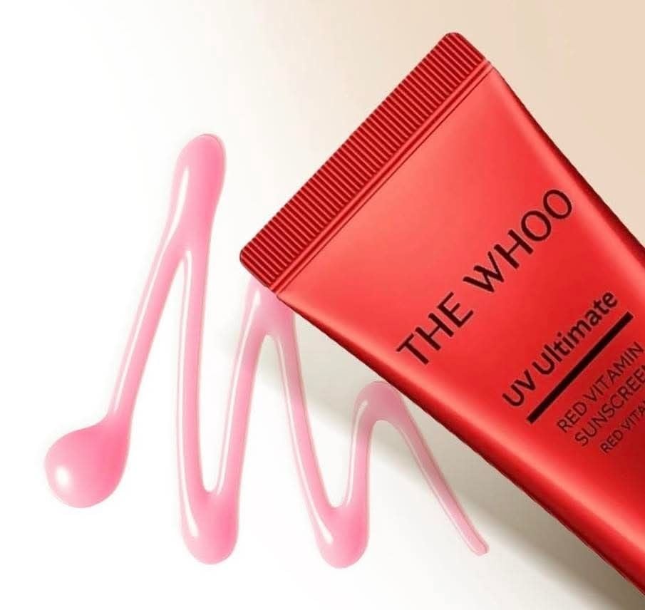 [ Tem LG ] Set Kem Chống Nắng The Whoo UV Ultimate Red Vitamin Sunscreen SPF 50+ PA++++ (3 món)