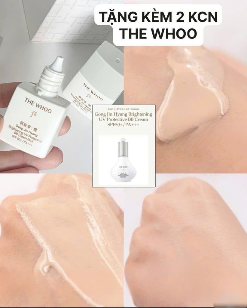 [ Tem LG ] Son Dưỡng THE WHOO Essential Lip Glow Balm (+ 2 BB Cream)