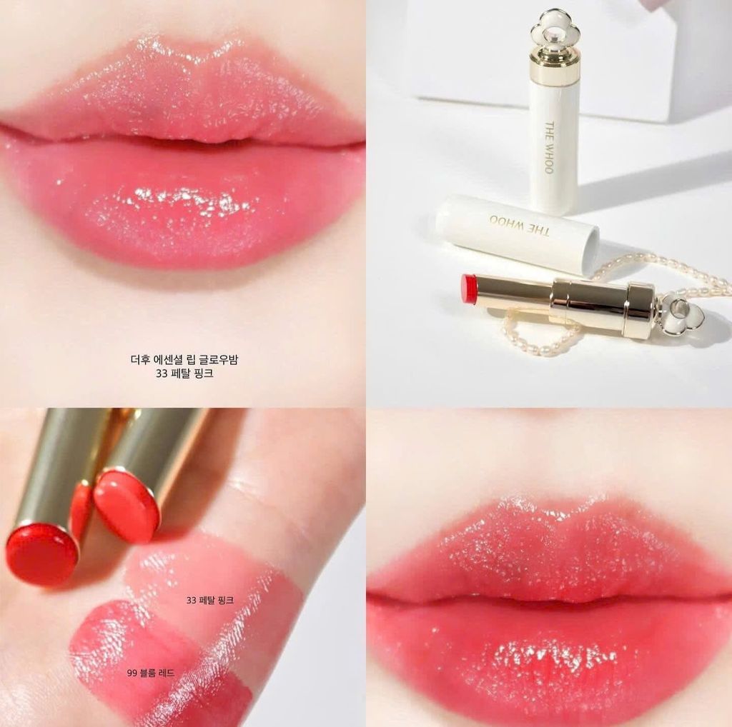 [ Tem LG ] Son Dưỡng THE WHOO Essential Lip Glow Balm (+ 2 BB Cream)