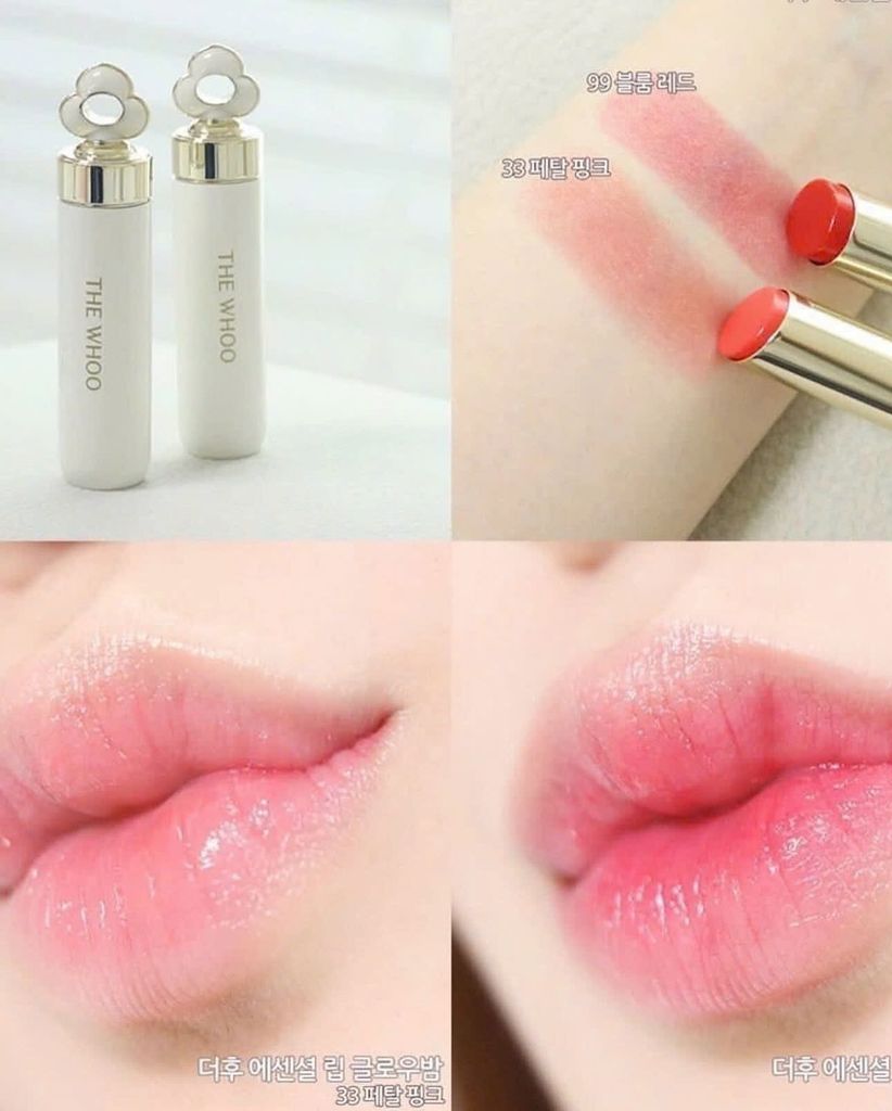 [ Tem LG ] Son Dưỡng THE WHOO Essential Lip Glow Balm (+ 2 BB Cream)