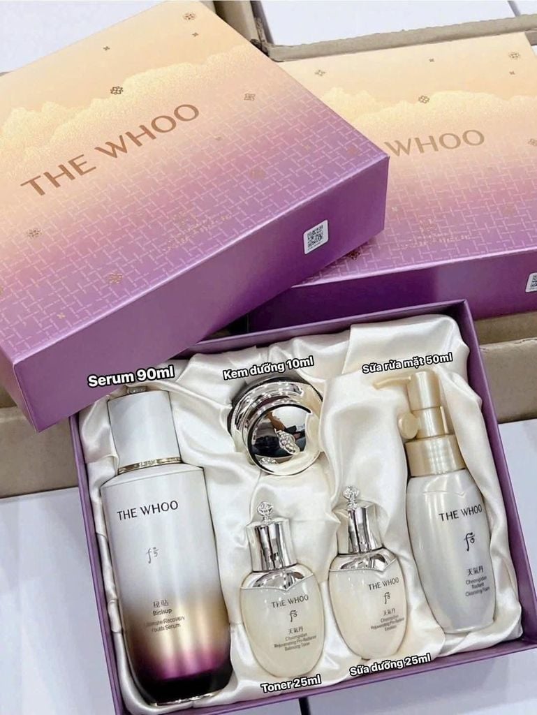 [ Tem LG ] Bộ Dưỡng Da Whoo Bichup Ultimate Recovery 5pcs Set - Phiên bản Giới Hạn Tím