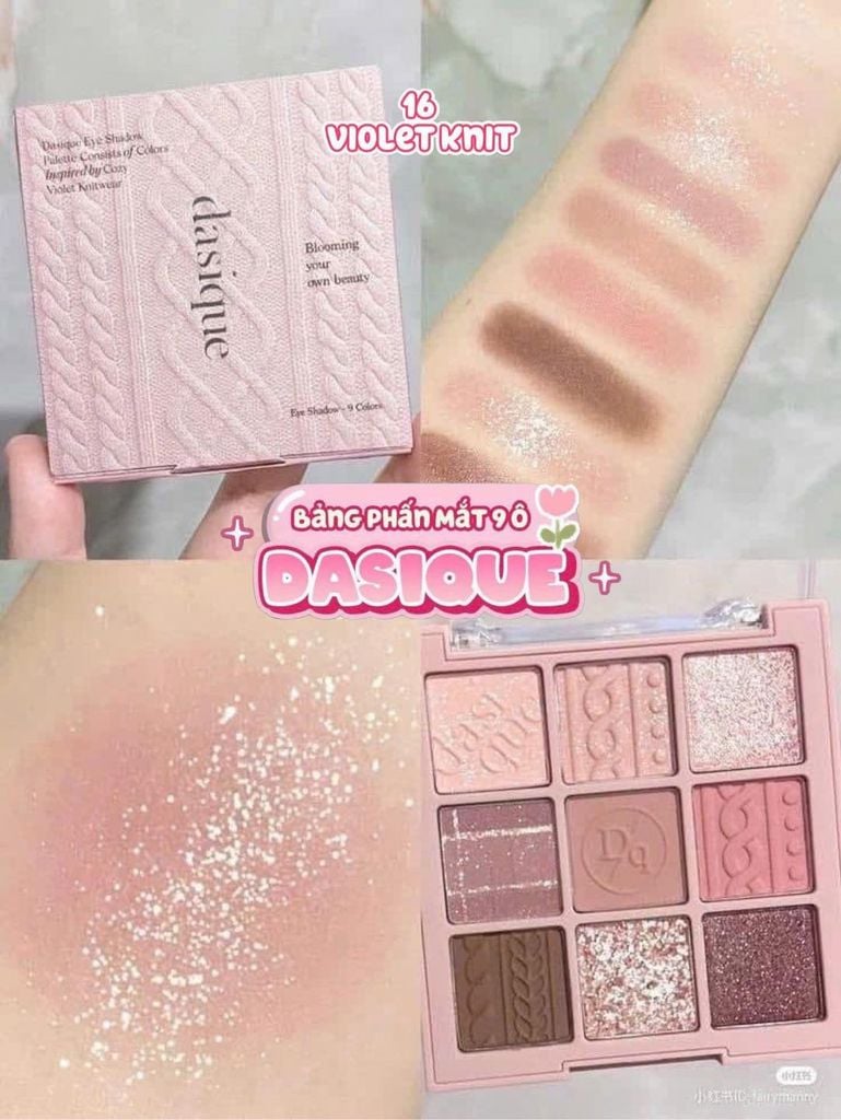 Bảng Phấn Mắt 9 Ô Dasique Shadow Palette 7g Đủ Màu