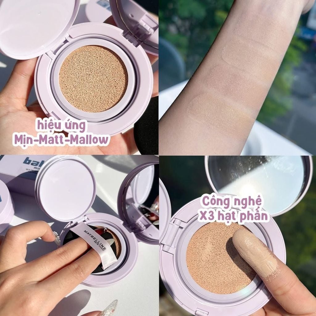 Phấn Nước Maybelline Super Stay 24H Baby Matte Cushion