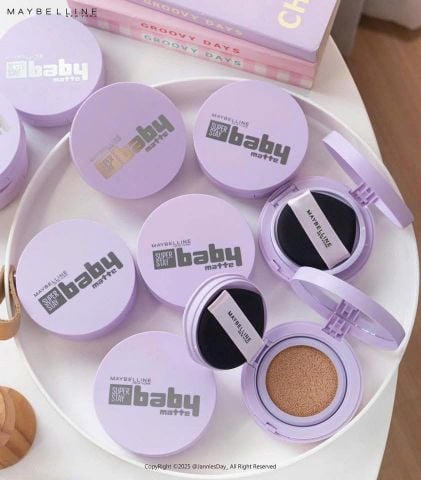 Phấn Nước Maybelline Super Stay 24H Baby Matte Cushion