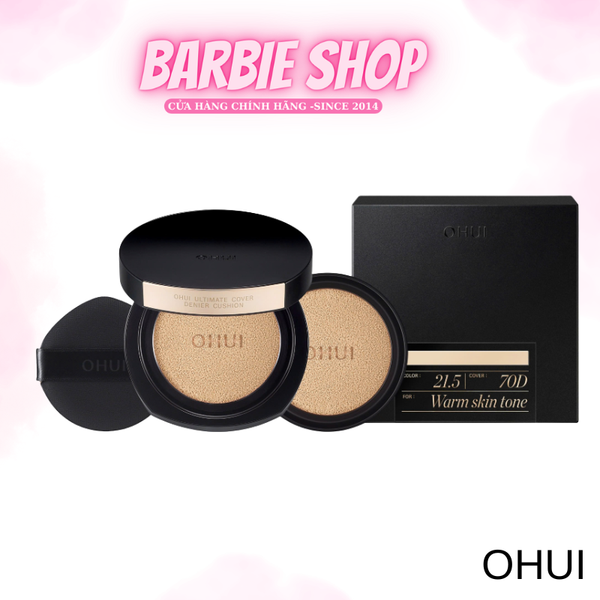 Tem LG Phấn Nước OHUI Ultimate Cover Denier Cushion 13G x 2
