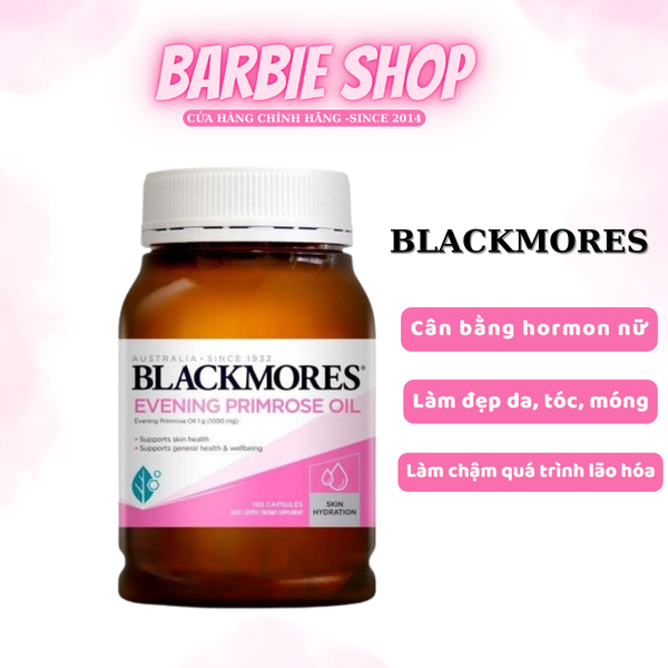 Hàng Công Ty Viên Uống Tinh Dầu Hoa Anh Thảo Blackmores Evening Primrose Oil 190 Viên