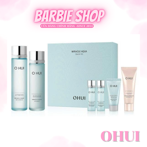 [ Tem LG ] Bộ Dưỡng Da Cấp Ẩm Ohui Miracle Aqua 2pcs