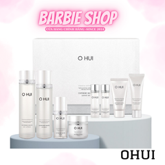 Set Dưỡng Trắng Da Ohui Extreme White MelaToning Dark Spot Ampoule Essence - Cream 2pcs Special Set