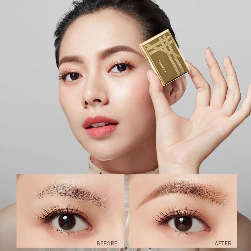 Phấn Bột Kẻ Mày CARSLAN Double Effect