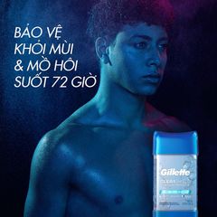 Khử Mùi Dạng Gel Gillette Clear Shield 72HR Giảm Mồ Hôi 107g
