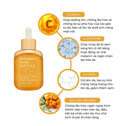 Serum Làm Trắng Da Lebelage Vitamin C Pure Ampoule 35ml