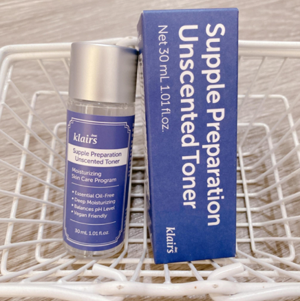 Nước Hoa Hồng Klairs Supple Preparation Unscented + Facial Toner 30ml - 180ml