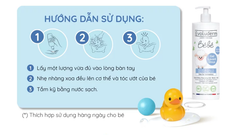 Gel Tắm Gội Cho Bé Evoluderm Chiết Xuất Cotton 500ml