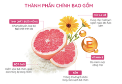 Gel rửa mặt Evoluderm Anti Imperfections Purifying Cleansing Gel Pink Grapefruit ZinC & Calendula 250ml