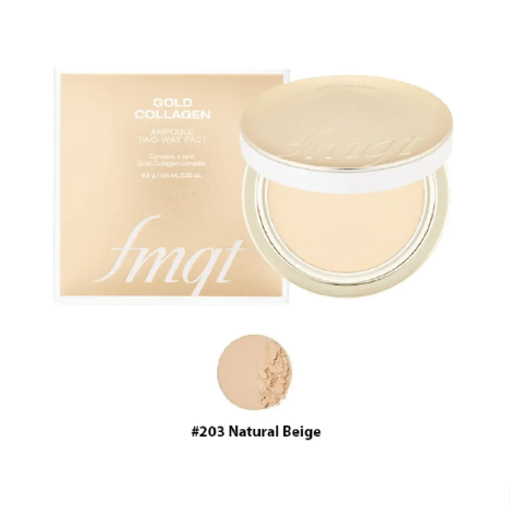 Phấn Phủ Nén The Face Shop Gold Collagen Ampoule Two Way Pact 9,5g