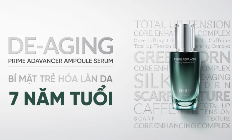 [ Tem LG ] Nước Hoa Hồng OHUI Miracle Moisture Pink Barrier / Prime Advancer De-Aging Skin Softener 150ml