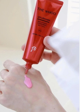 [ Tem LG ] Set Kem Chống Nắng The Whoo UV Ultimate Red Vitamin Sunscreen SPF 50+ PA++++ (3 món)