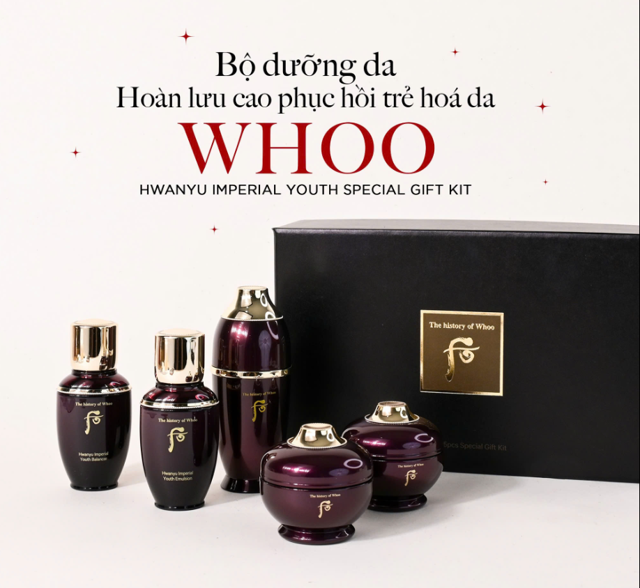 [ Tem LG ] Bộ Dưỡng Da Hoàn Lưu Cao Phục Hồi Trẻ Hóa Da The Whoo Hwanyu - 51106220