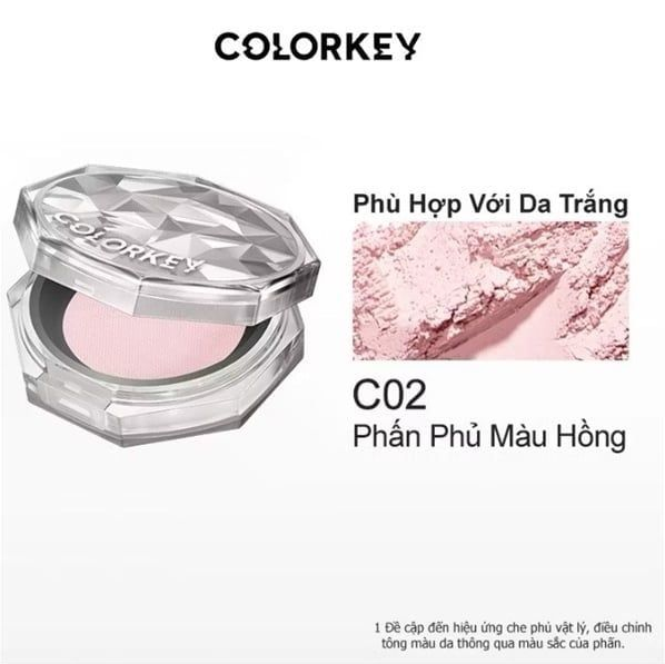 Phấn Phủ Bột Kiềm Dầu Colorkey 8g