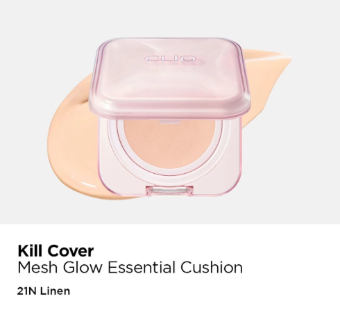 [Da Khô -Căng Bóng] Phấn Nước Clio Kill Cover High Glow/Mesh Glow/Cover Glow Cushion SPF50+ PA++++ (Kèm Lõi Refil 14gx2)