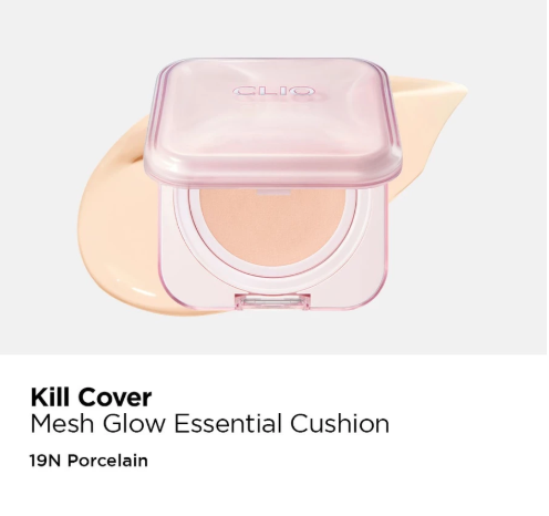 [Da Khô -Căng Bóng] Phấn Nước Clio Kill Cover High Glow/Mesh Glow/Cover Glow Cushion SPF50+ PA++++ (Kèm Lõi Refil 14gx2)