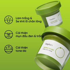 Mặt Nạ Đất Sét Beplain Mung Bean Pore Clay Mask