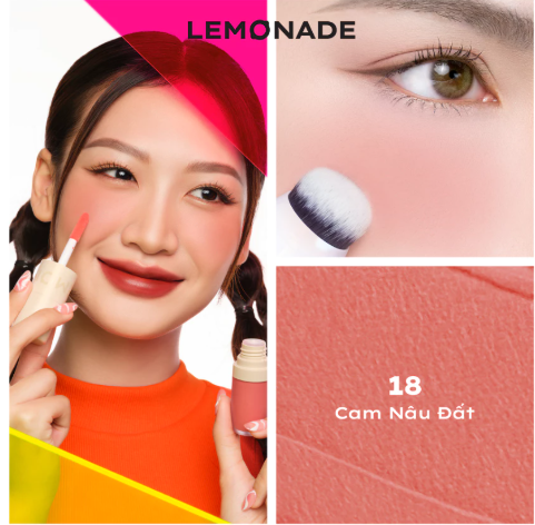 Má Kem 2 Đầu Lemonade Perfect Couple Blush 8.5g