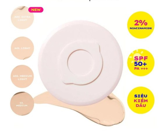 Phấn Nước Lemonade Supermatte Cushion / SuperMatte No Makeup / Matte Addict Cushion 15g