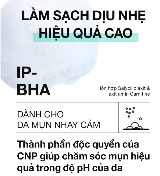 [TEM LG] Sữa Rửa Mặt CNP Ac-Pro Bubble Foam Cleanser 150ml Cho Da Mụn Nhạy Cảm Làm Sạch Sâu Bã Nhờn