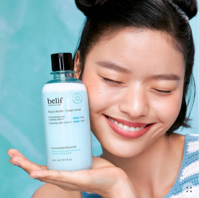 [ Tem LG ] Nước Hoa Hồng Belif Aqua Bomb Frozen 300ml - 52102572
