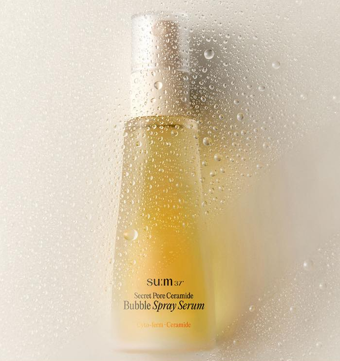 Xịt Khoáng Nước Thần Sum37° Secret Pore Ceramide Bubble Spray Serum 60ml