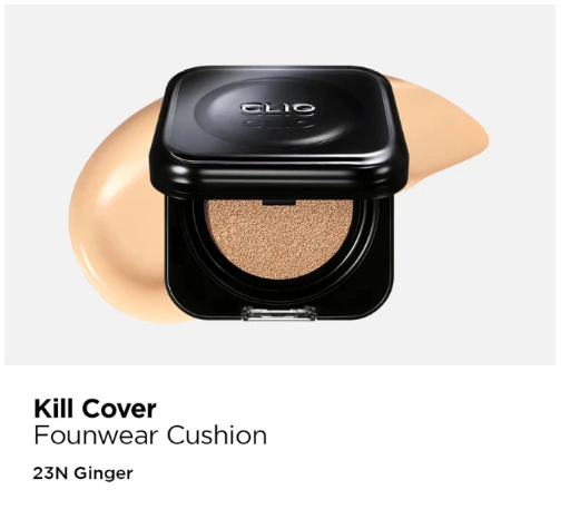 Phấn Nước Clio Kill Cover Mesh Glow Essential / Mesh Blur/ Founwear Cushion SPF50+ PA++++15g*2 ( NEW)