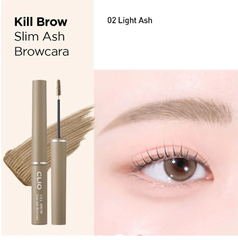 Mascara Lông Mày Clio Kill Brown Slim Ash Browcara 3g