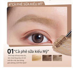 Mascara Mày Rock Sweet Multicolored Brow Stream 3.5G