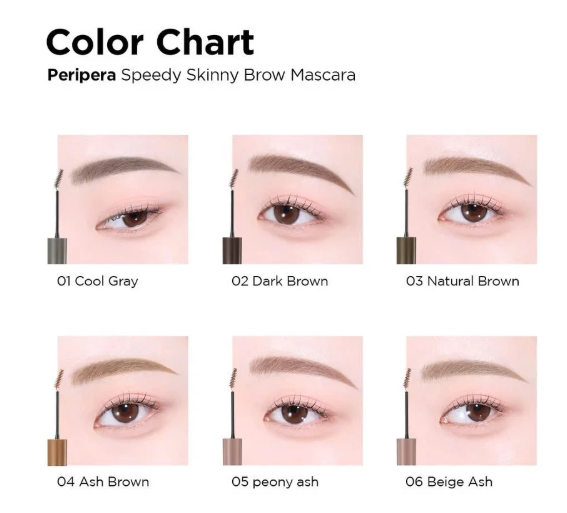 Mascara Lông Mày Peripera Speedy Skinny Browcara